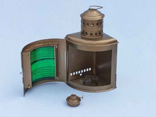 Load image into Gallery viewer, Antique Brass Port And Starboard Oil Lantern 17