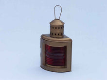 Load image into Gallery viewer, Antique Brass Port And Starboard Oil Lantern 17