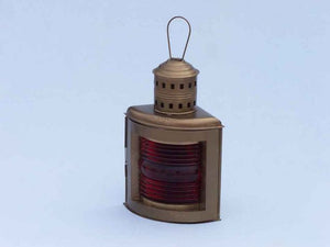 Antique Brass Port And Starboard Oil Lantern 17