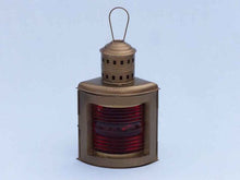 Load image into Gallery viewer, Antique Brass Port And Starboard Oil Lantern 17