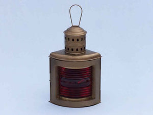 Antique Brass Port And Starboard Oil Lantern 17