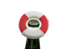 Load image into Gallery viewer, Red Lifering Bottle Opener 3&quot;