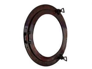 Antique Copper Decorative Ship Porthole Window 20"