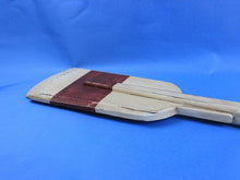 Load image into Gallery viewer, Wooden Rustic Manhattan Beach Decorative Squared Rowing Boat Oar with Hooks 50&quot;