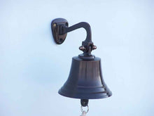 Load image into Gallery viewer, Bronze Hanging Ship&#39;s Bell 6&quot;