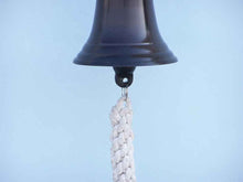 Load image into Gallery viewer, Bronze Hanging Ship&#39;s Bell 6&quot;