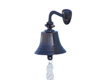 Load image into Gallery viewer, Bronze Hanging Ship&#39;s Bell 6&quot;