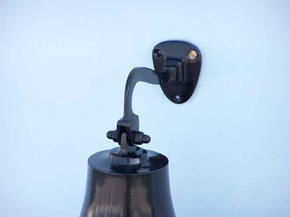 Oil Rubbed Bronze Hanging Ship's Bell 9""