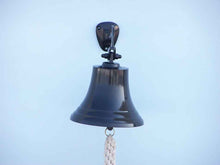 Load image into Gallery viewer, Oil Rubbed Bronze Hanging Ship&#39;s Bell 9&quot;&quot;