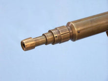 Load image into Gallery viewer, Floor Standing Antique Brass Anchormaster Telescope 50&quot;
