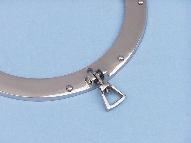 Chrome Decorative Ship Porthole Window 20"