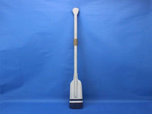 Load image into Gallery viewer, Wooden Rustic Stone Harbor Decorative Squared Rowing Boat Oar w/ Hooks 36&quot;