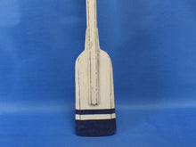 Load image into Gallery viewer, Wooden Rustic Stone Harbor Decorative Squared Rowing Boat Oar w/ Hooks 36&quot;