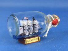 Load image into Gallery viewer, USS Constitution Model Ship in a Glass Bottle 5&quot;&quot;