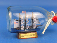 Load image into Gallery viewer, USS Constitution Model Ship in a Glass Bottle 5&quot;&quot;