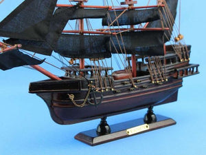 Wooden Black Bart's Royal Fortune Model Pirate Ship 15""