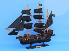 Load image into Gallery viewer, Wooden Ed Low&#39;s Rose Pink Model Pirate Ship 20&quot;&quot;