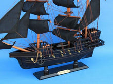 Load image into Gallery viewer, Wooden Ed Low&#39;s Rose Pink Model Pirate Ship 20&quot;&quot;