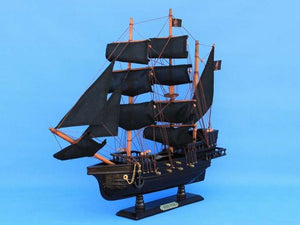 Wooden Ed Low's Rose Pink Model Pirate Ship 20""