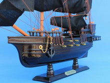 Load image into Gallery viewer, Wooden Ed Low&#39;s Rose Pink Model Pirate Ship 20&quot;&quot;