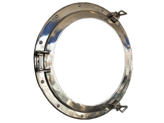 Chrome Decorative Ship Porthole Window 20"