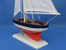 Load image into Gallery viewer, Wooden American Sailer Model Sailboat Decoration 17&quot;&quot;