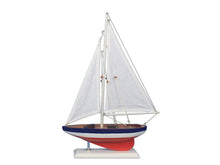 Load image into Gallery viewer, Wooden American Sailer Model Sailboat Decoration 17&quot;&quot;