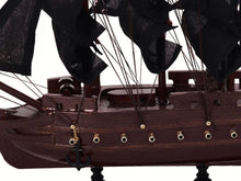 Load image into Gallery viewer, Wooden Blackbeards Queen Annes Revenge Black Sails Model Pirate Ship 12&quot;&quot;