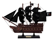 Load image into Gallery viewer, Wooden Blackbeards Queen Annes Revenge Black Sails Model Pirate Ship 12&quot;&quot;