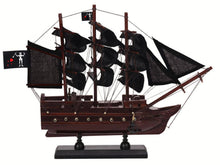 Load image into Gallery viewer, Wooden Blackbeards Queen Annes Revenge Black Sails Model Pirate Ship 12&quot;&quot;