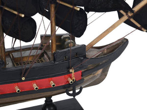 Wooden Blackbeards Queen Annes Revenge Black Sails Limited Model Pirate Ship 12""