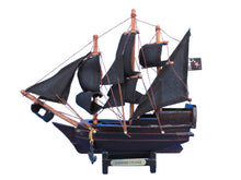 Load image into Gallery viewer, Wooden Blackbeard&#39;s Queen Anne&#39;s Revenge Model Pirate Ship 7&quot;&quot;