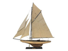 Load image into Gallery viewer, Wooden Rustic Columbia Model Sailboat Decoration Limited 30&quot;&quot;