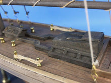 Load image into Gallery viewer, Wooden Rustic Columbia Model Sailboat Decoration Limited 30&quot;&quot;
