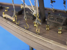 Load image into Gallery viewer, Wooden Rustic Columbia Model Sailboat Decoration Limited 30&quot;&quot;