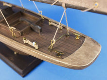 Load image into Gallery viewer, Wooden Rustic Columbia Model Sailboat Decoration Limited 30&quot;&quot;