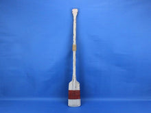 Load image into Gallery viewer, Wooden Rustic Manhattan Beach Decorative Rowing Boat Oar w/ Hooks 36&quot;&quot;