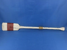 Load image into Gallery viewer, Wooden Rustic Manhattan Beach Decorative Rowing Boat Oar w/ Hooks 36&quot;&quot;
