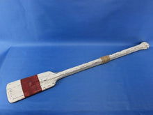 Load image into Gallery viewer, Wooden Rustic Manhattan Beach Decorative Rowing Boat Oar w/ Hooks 36&quot;&quot;