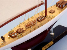 Load image into Gallery viewer, Wooden Columbia Limited Model Sailboat 25&quot;