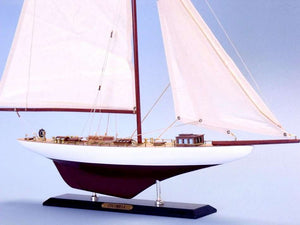 Wooden Columbia Limited Model Sailboat 25"