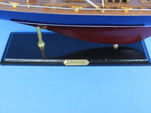 Load image into Gallery viewer, Wooden Endeavour Model Sailboat Decoration 35&quot;