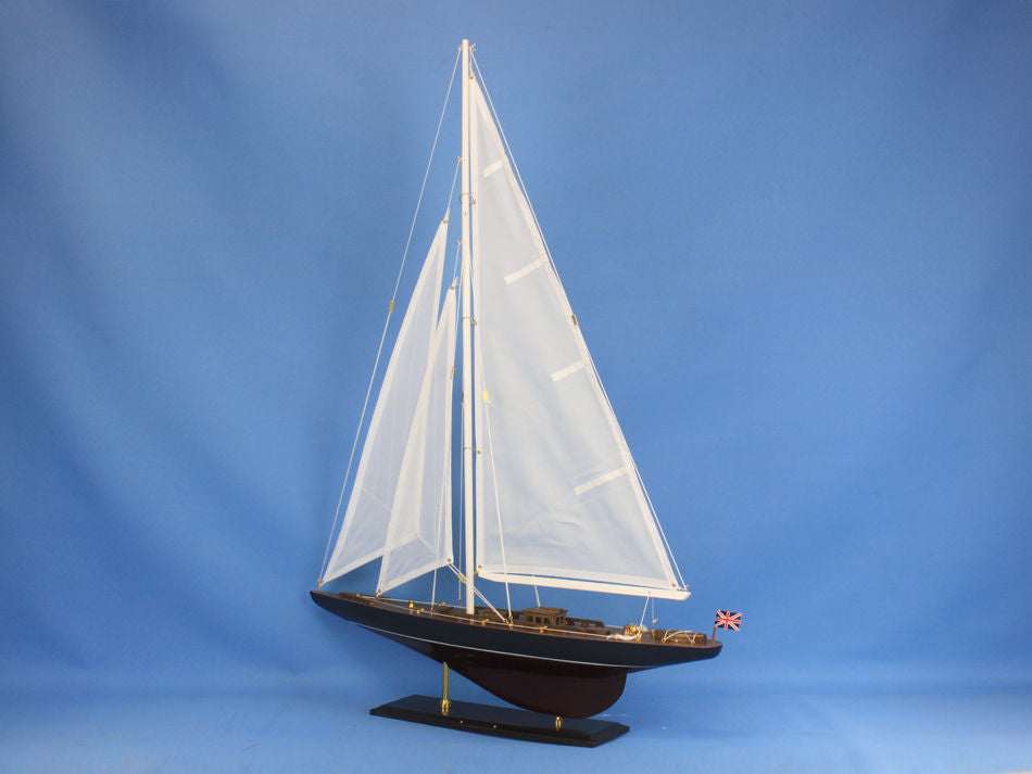 Wooden Endeavour Model Sailboat Decoration 35"
