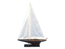 Load image into Gallery viewer, Wooden Endeavour Model Sailboat Decoration 35&quot;