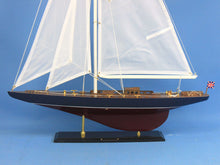 Load image into Gallery viewer, Wooden Endeavour Model Sailboat Decoration 35&quot;