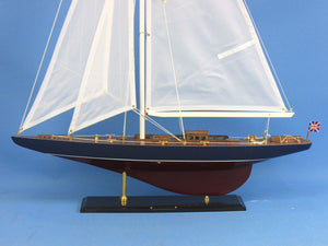 Wooden Endeavour Model Sailboat Decoration 35"
