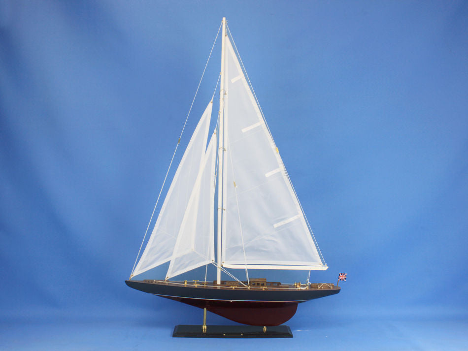 Wooden Endeavour Model Sailboat Decoration 35"