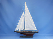 Load image into Gallery viewer, Wooden Endeavour Model Sailboat Decoration 35&quot;