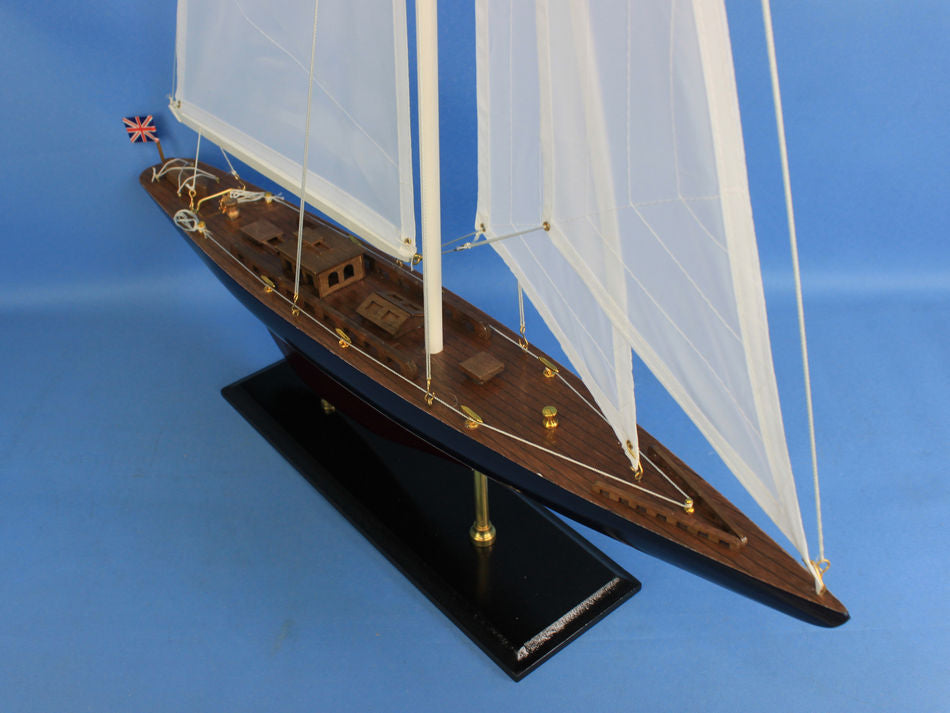 Wooden Endeavour Model Sailboat Decoration 35"