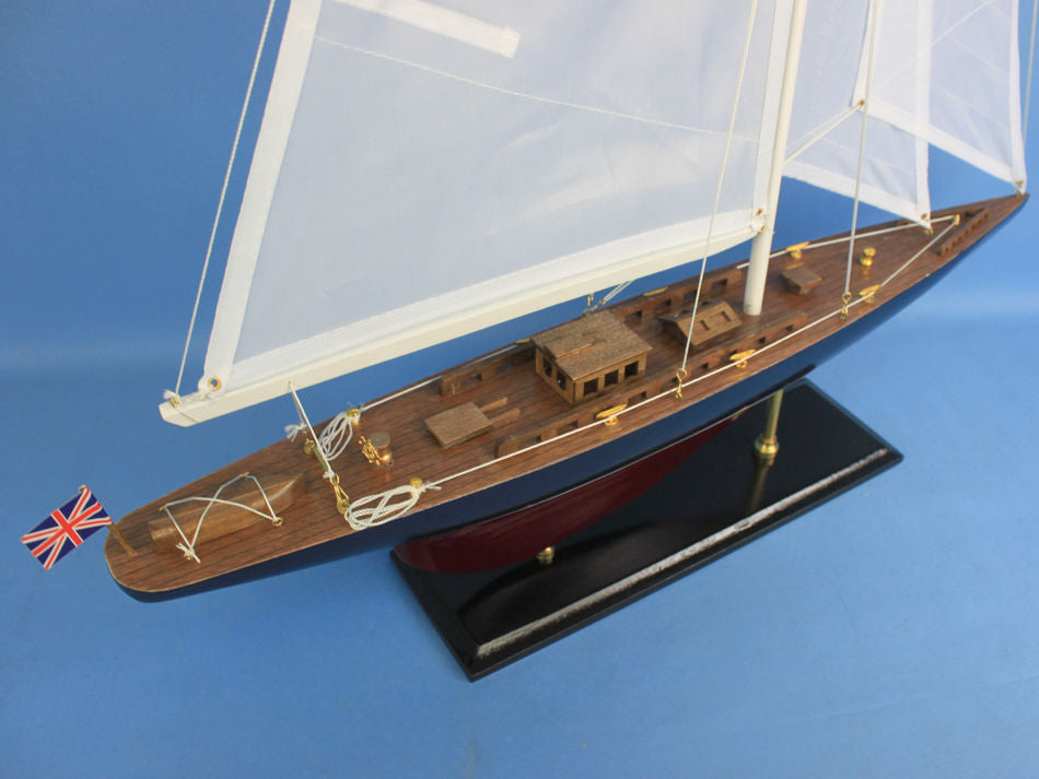 Wooden Endeavour Model Sailboat Decoration 35"